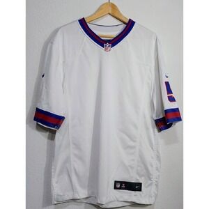 Nike NFL New York Size L Giants Football Jersey White Blue Red